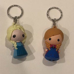 Disney Frozen Anna and Elsa Figural Key Chains